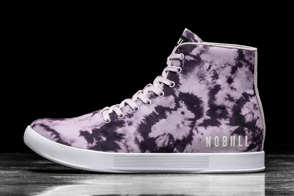 NOBULL High-Top Wisteria Tie-Dye Canvas Training Ayakkabı Erkek - Mor Tie-Dye - Turkiye (DNR-614052)